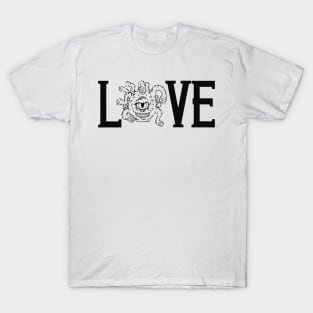 Beholder love 1 black T-Shirt